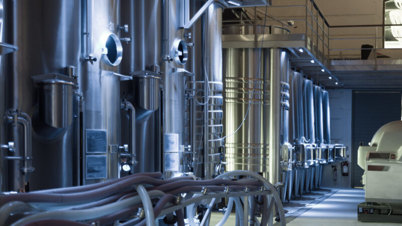 Ångpanna i industri